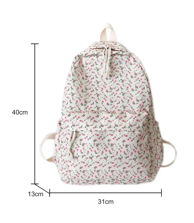 Floral Pattern Backpack