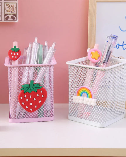 Cute Grid Pen Holder