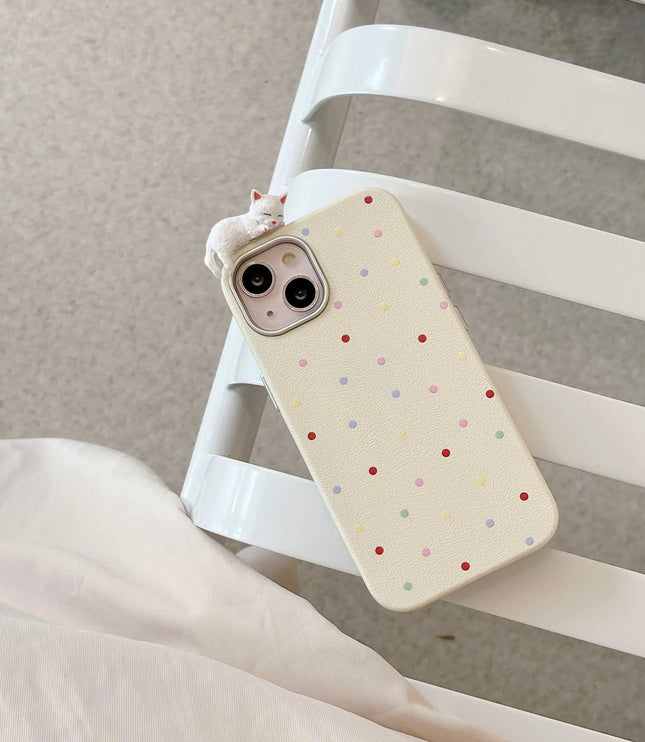 Cat Polka Dots Phone Case