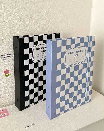 A5 Checkered Binder