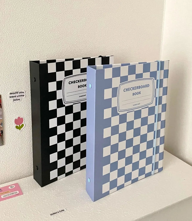 A5 Checkered Binder