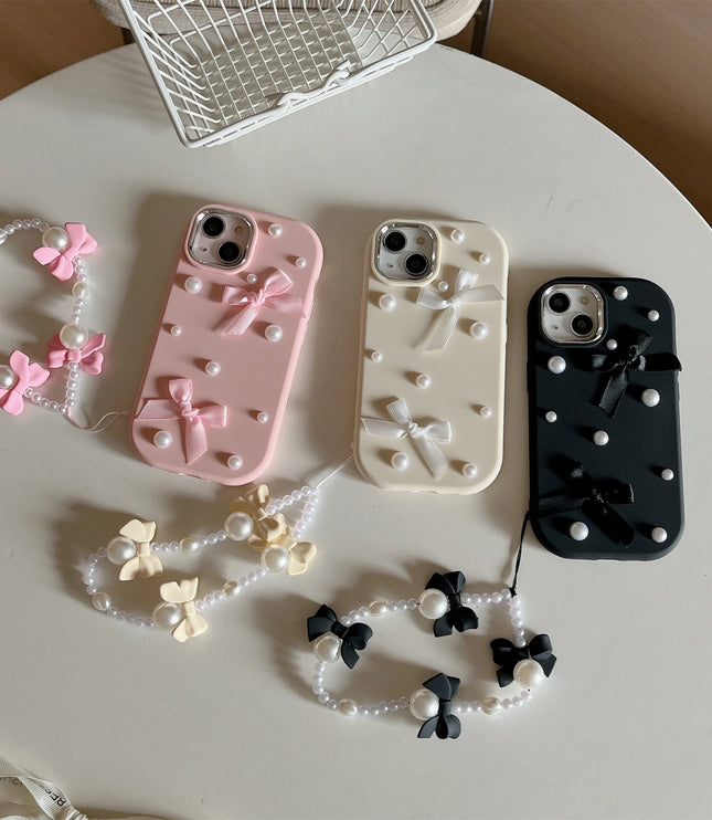 Pearl Bowknot Phone Case