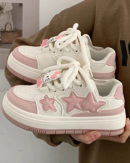 SANRIO Pink Stars Sneakers