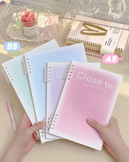 A5/B5 Pastel Binder Notebook