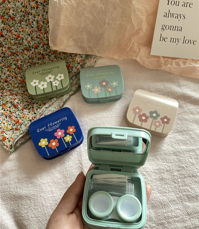 Floral Contact Lens Case