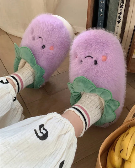 Veggies Plush Slippers