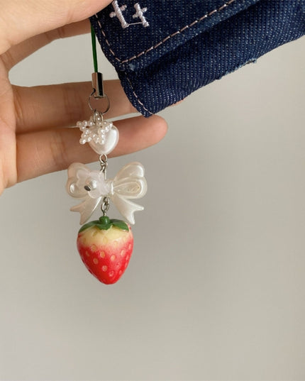 Strawberry Bag Charm