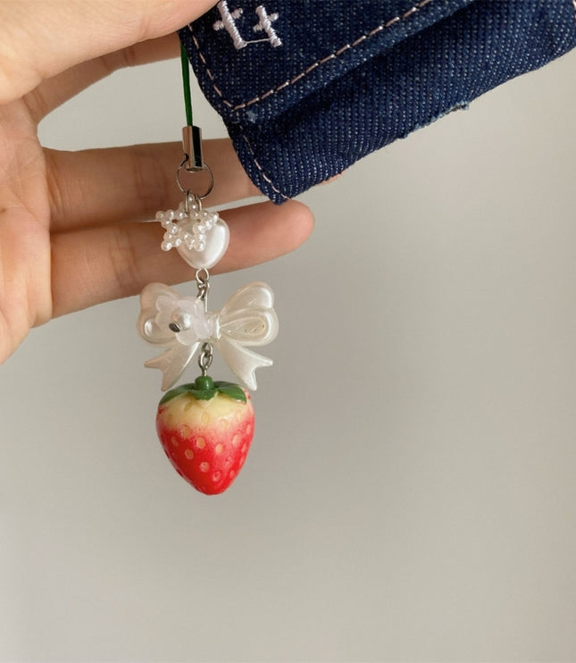 Strawberry Bag Charm