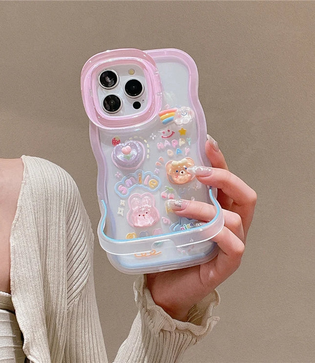 Jelly 3D Bear Phone Case