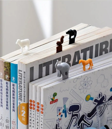 5Pcs Animal Bookmarks