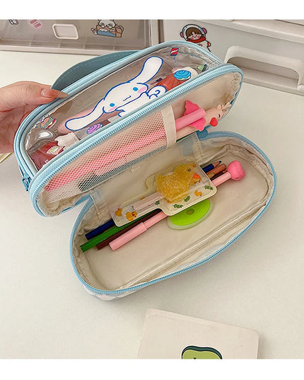 SANRIO Transparent Pencil Case