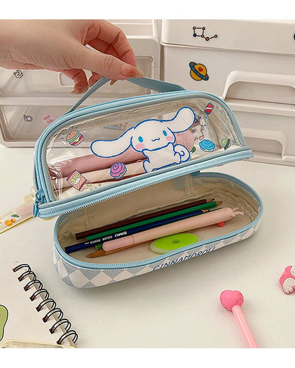 SANRIO Transparent Pencil Case