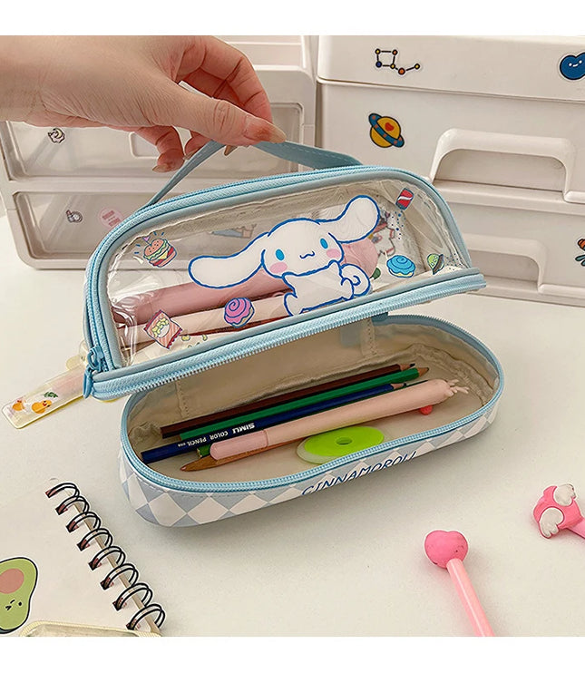 SANRIO Transparent Pencil Case