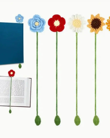 Crochet Flower Bookmark