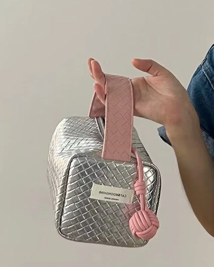 Metallic Makeup Bag