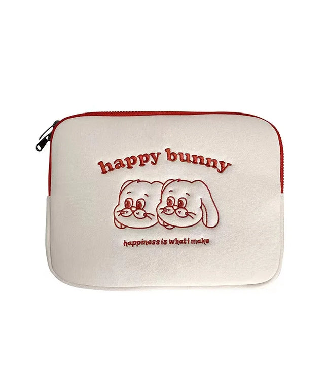 Happy Bunny Laptop Sleeve