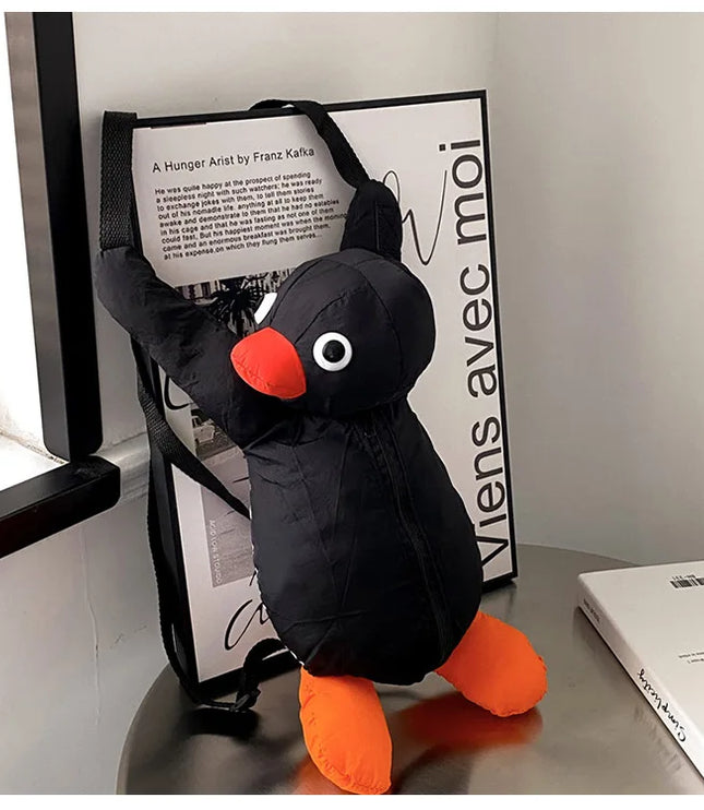 Black Penguin Backpack