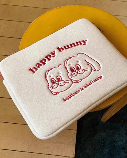 Happy Bunny Laptop Sleeve