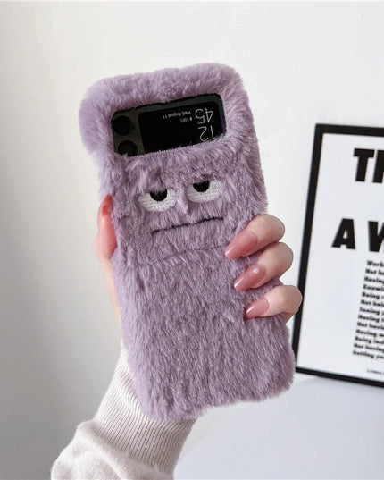 Purple Monster Samsung Galaxy Z Flip Phone Case