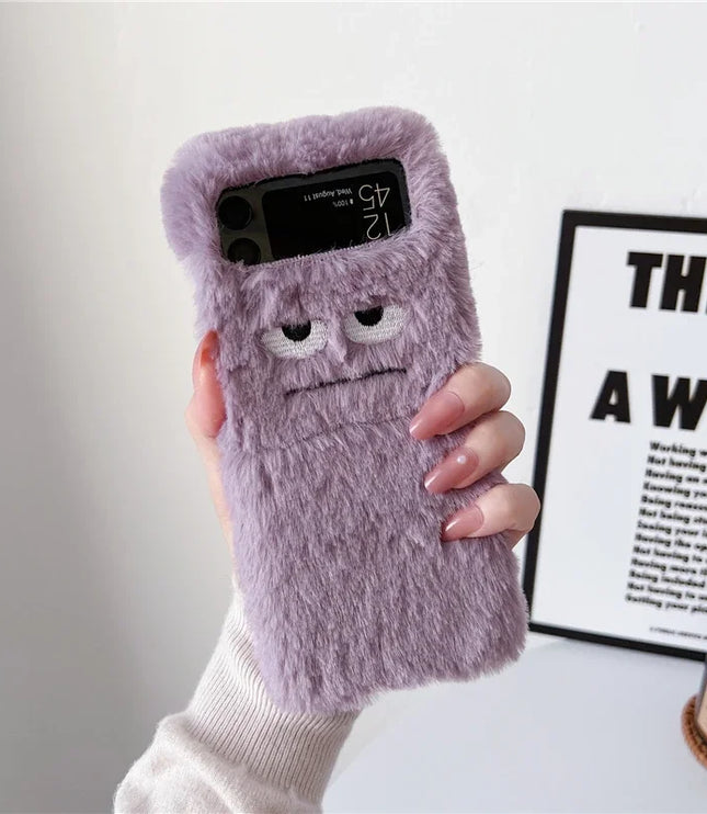 Purple Monster Samsung Galaxy Z Flip Phone Case