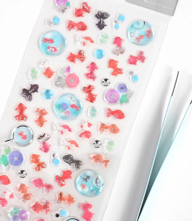 Goldfish Jelly Stickers