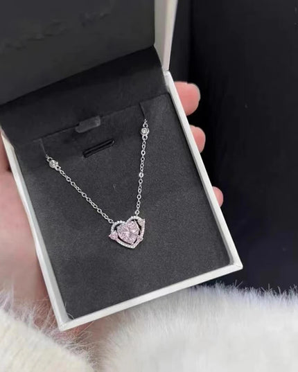 Pink Heart Necklace