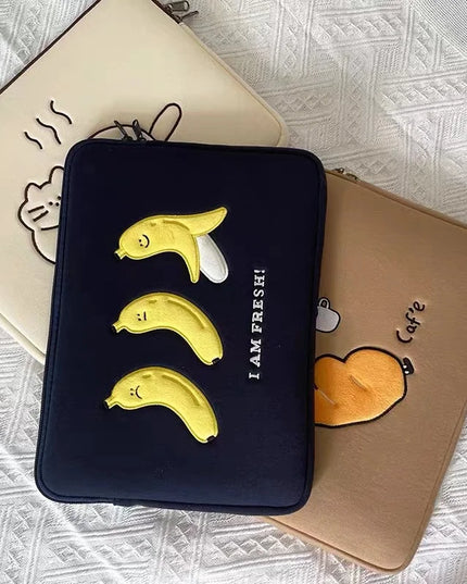 Cute Banana Laptop Sleeve