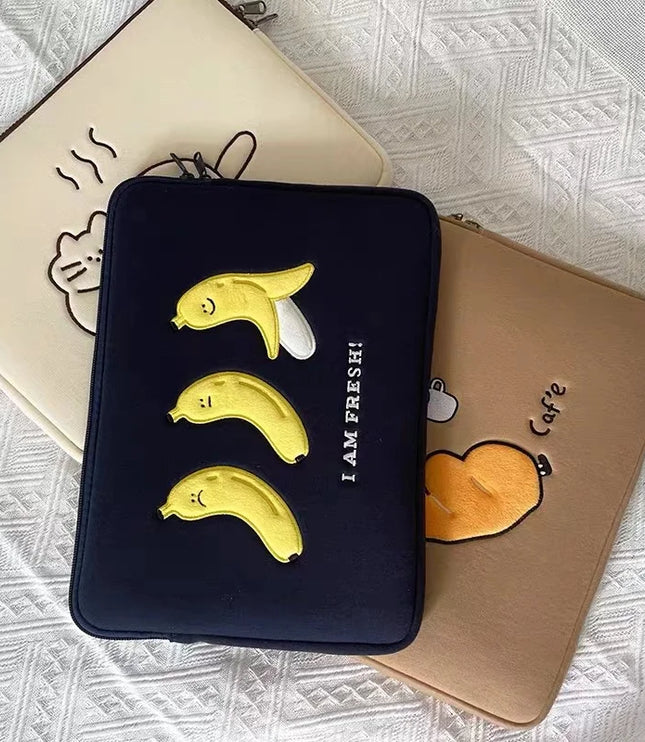 Cute Banana Laptop Sleeve