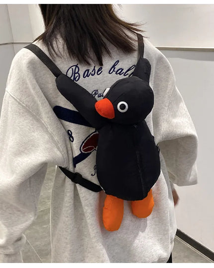 Black Penguin Backpack