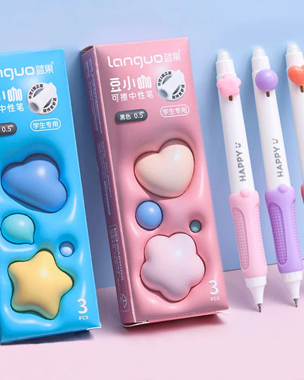 3Pcs/Set Erasable Gel Pen