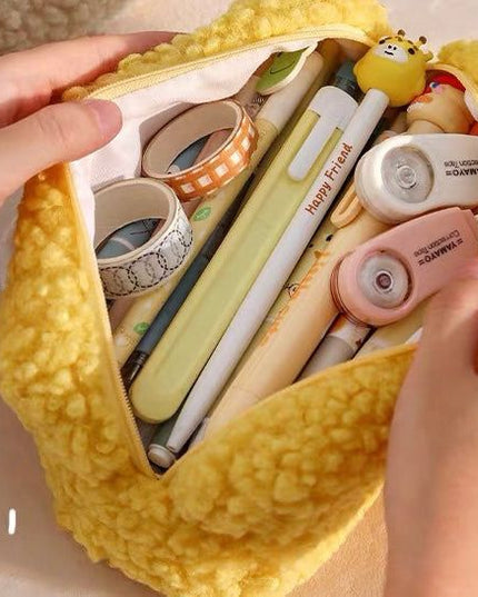 Big Eyed Plush Pencil Case