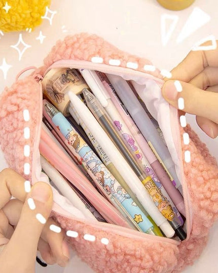 Big Eyed Plush Pencil Case