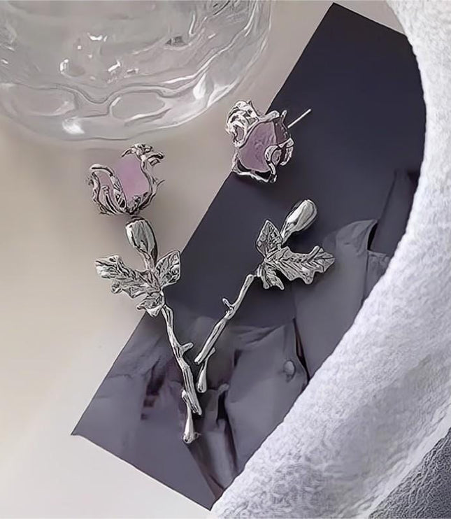 Violet Rose Earrings